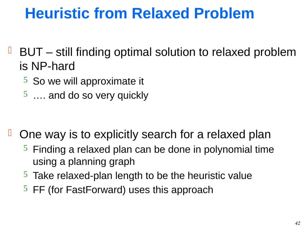 1 GraphPlan Alan Fern * * Based in part on - slide 42 of 46