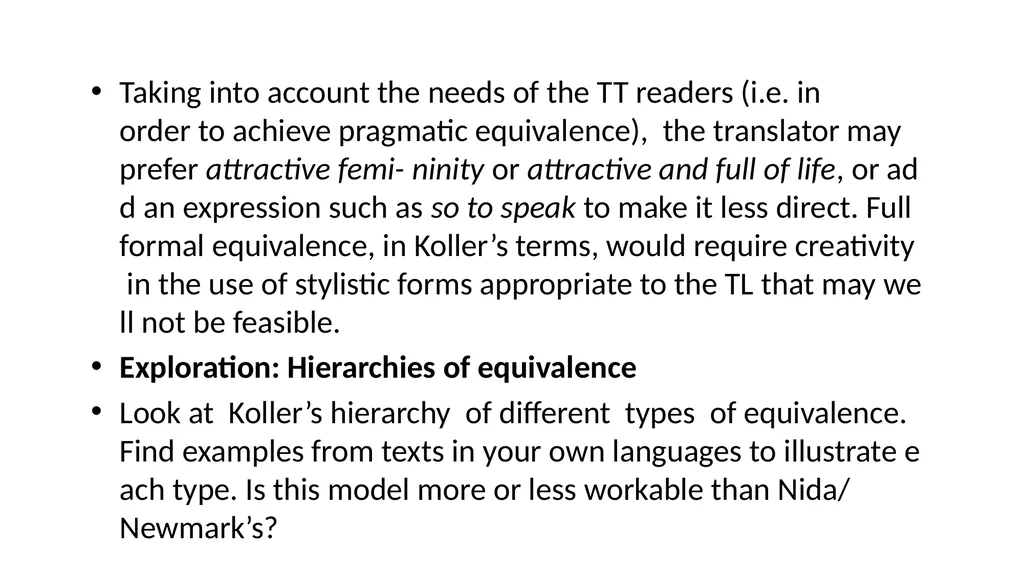 Lecture Two Exploration: Different terms - slide 9 of 11