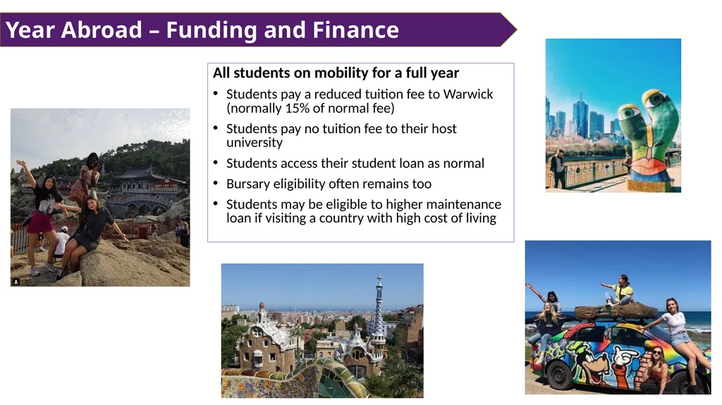 Student Mobility opportunities Research show those - slide 4 of 8