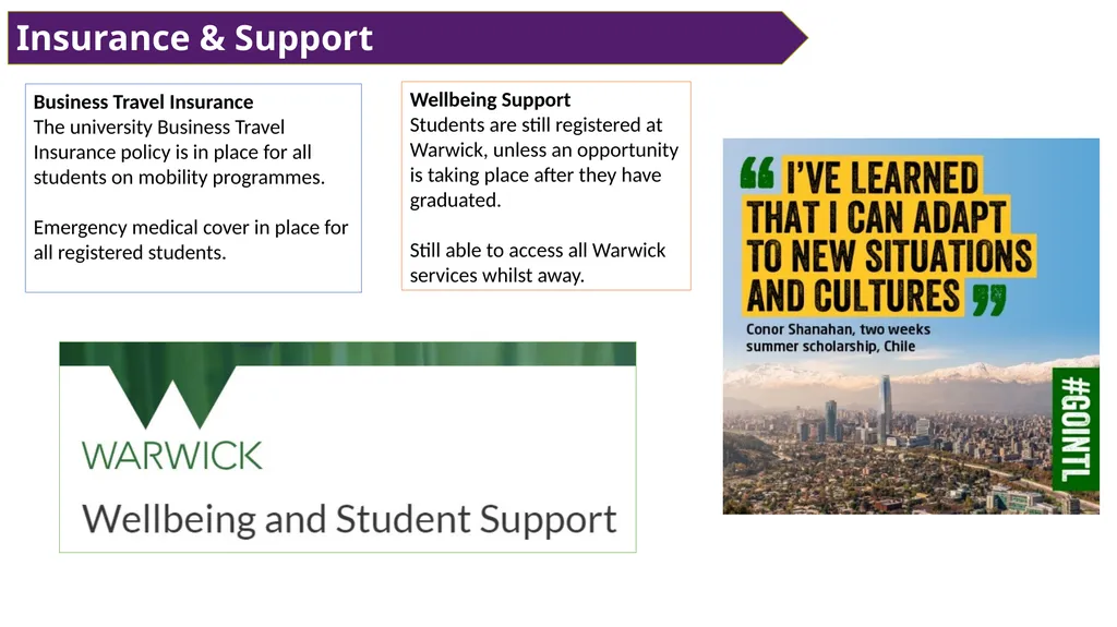 Student Mobility opportunities Research show those - slide 5 of 8