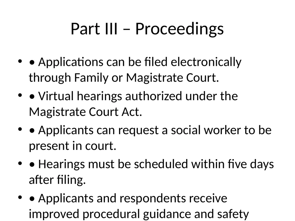 Comparative Overview: Domestic Violence Act 2020 - slide 4 of 8