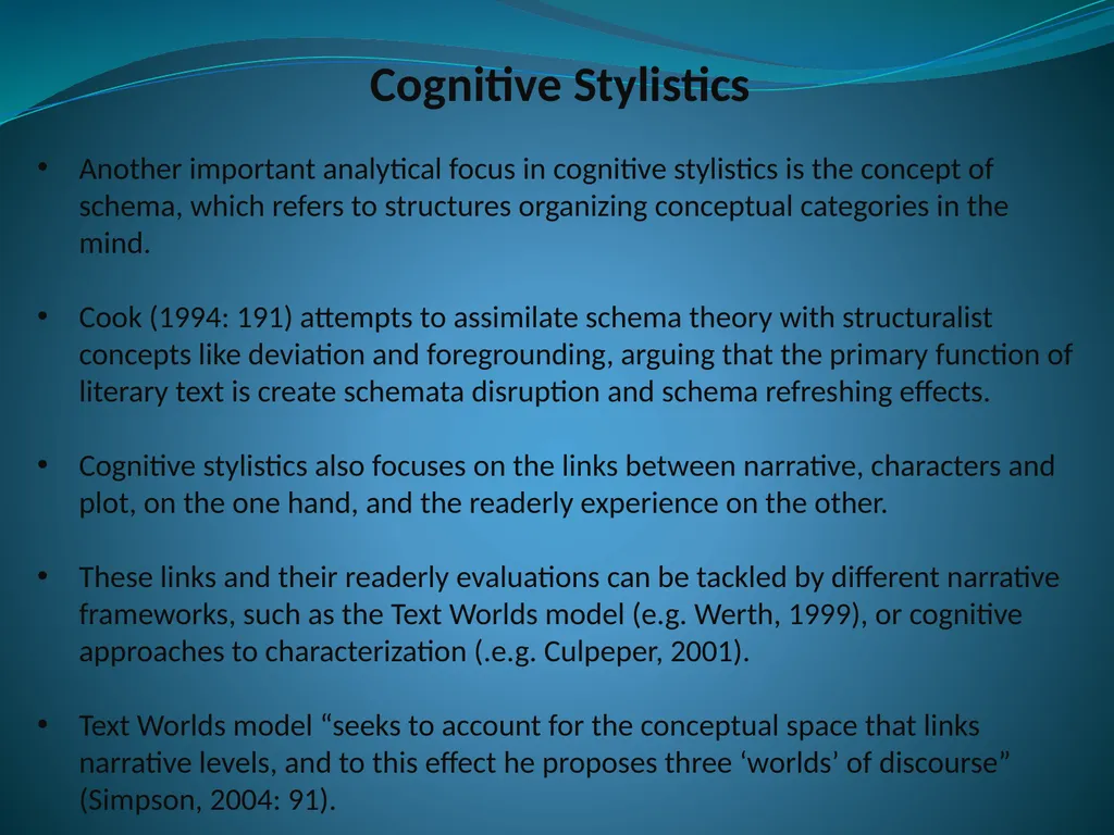 Overview of a Diversified Landscape: Exploring - slide 8 of 12