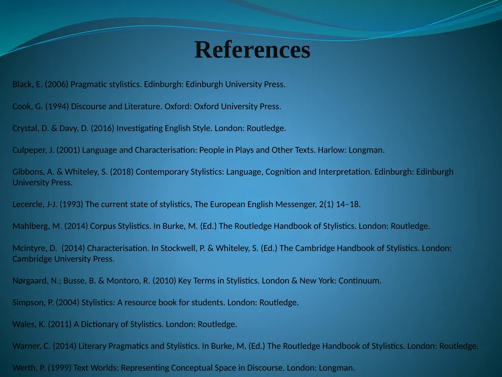 Overview of a Diversified Landscape: Exploring - slide 12 of 12