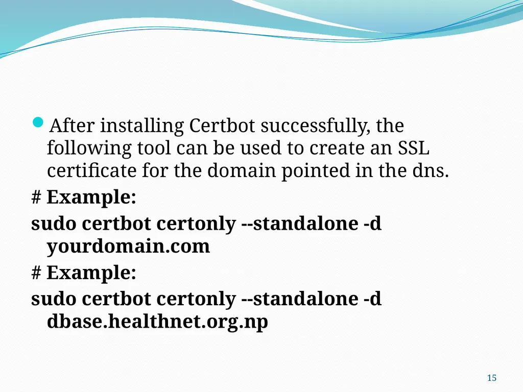 SSL (Secure Sockets Layer) for Library Software - slide 15 of 37