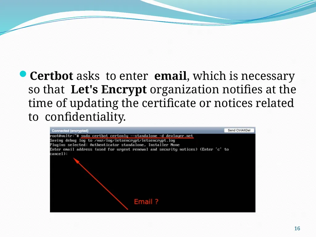 SSL (Secure Sockets Layer) for Library Software - slide 16 of 37
