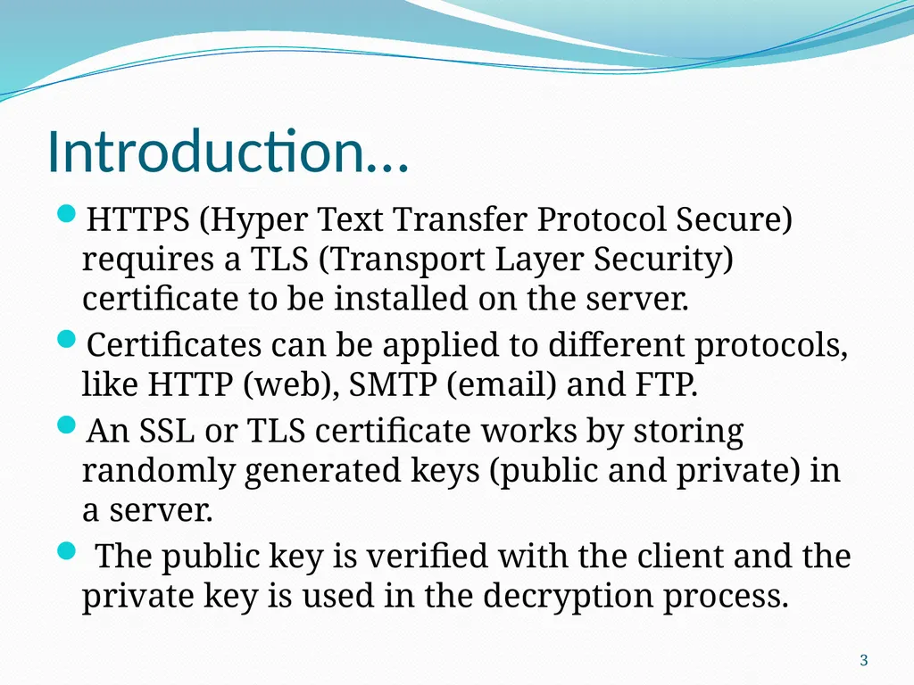 SSL (Secure Sockets Layer) for Library Software - slide 3 of 37