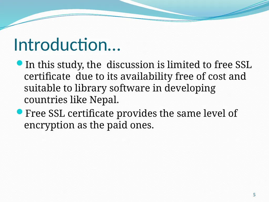 SSL (Secure Sockets Layer) for Library Software - slide 5 of 37