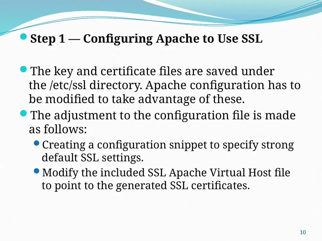 SSL (Secure Sockets Layer) for Library Software - slide 10 of 37