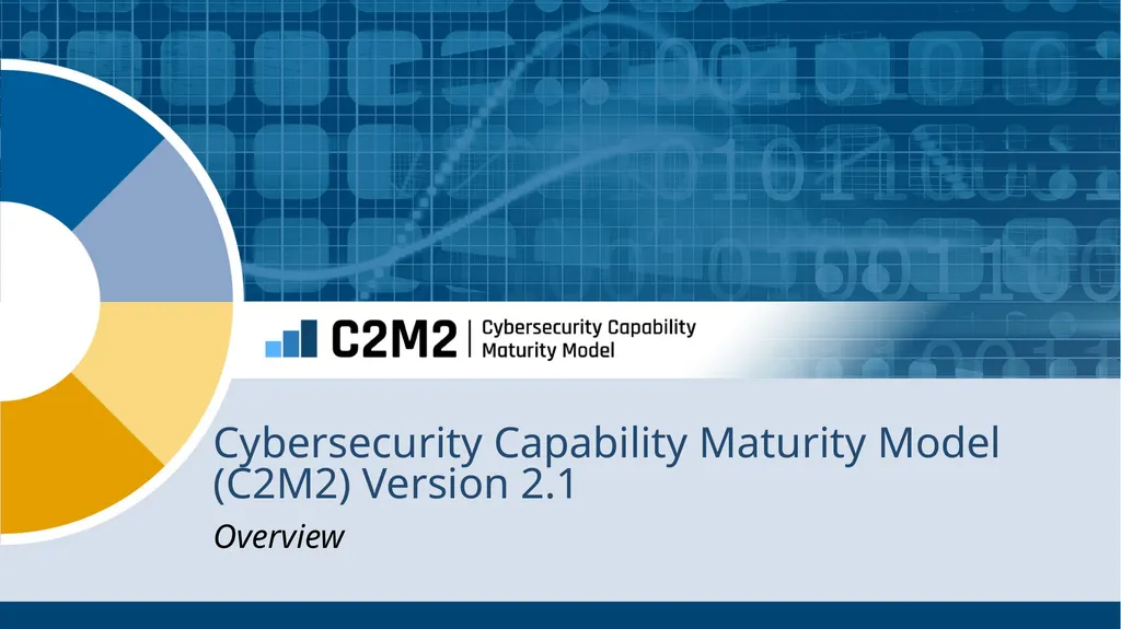 Cybersecurity Capability Maturity Model (C2M2) - slide 1 of 10