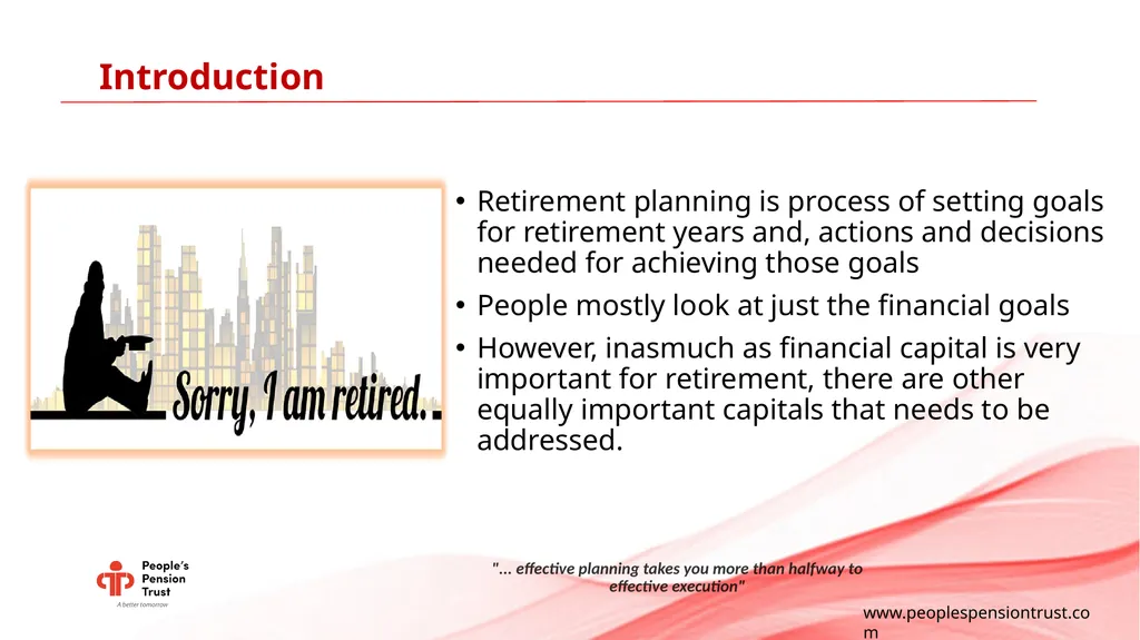 MASTERING YOUR PENSION JOURNEY (SECURING YOUR - slide 3 of 15