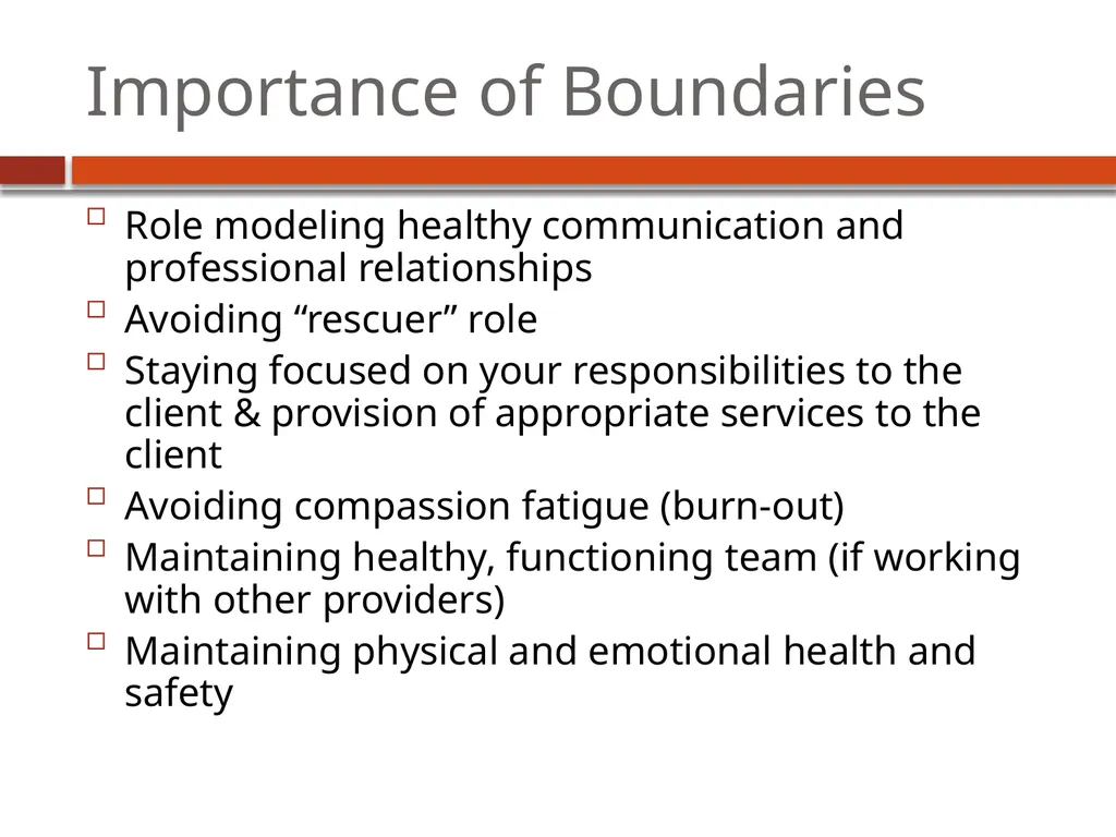 Ethics and Boundaries in helping professions What - slide 7 of 21