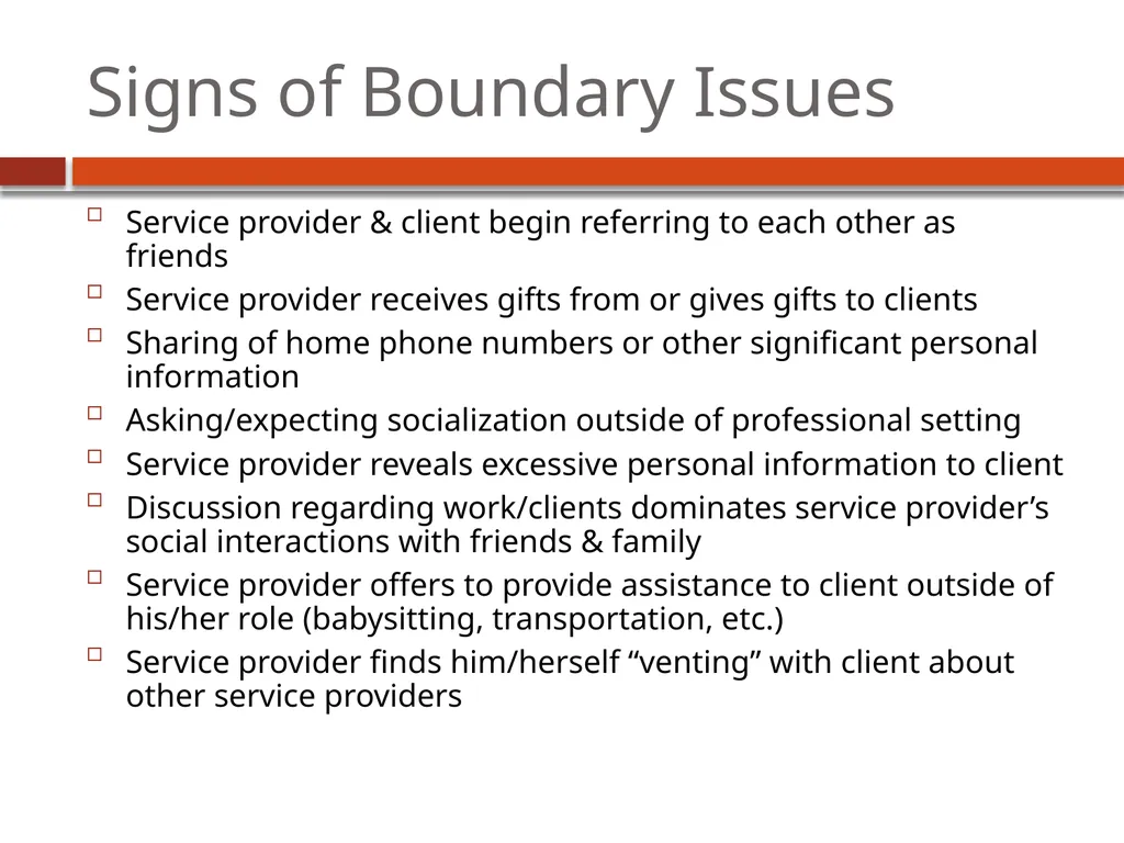 Ethics and Boundaries in helping professions What - slide 14 of 21