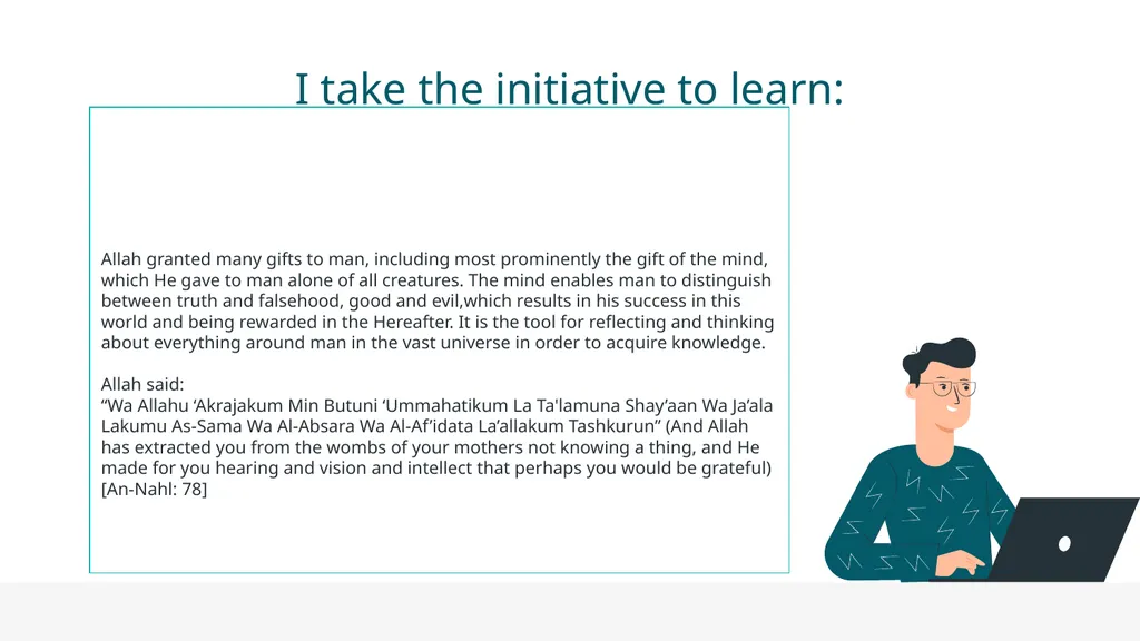 Thinking in Islam By: Jamela Elaizza K. Martin - slide 5 of 15