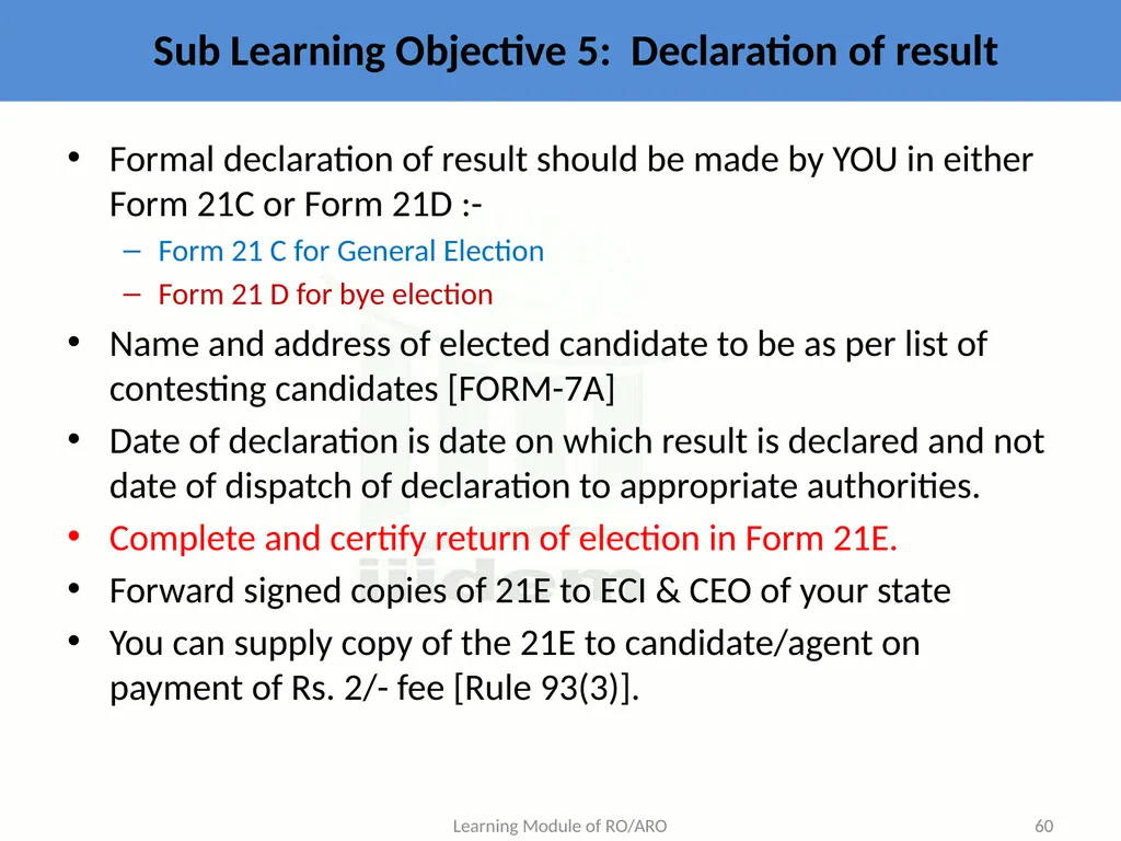 Learning Objective : To understand the law and - slide 60 of 73