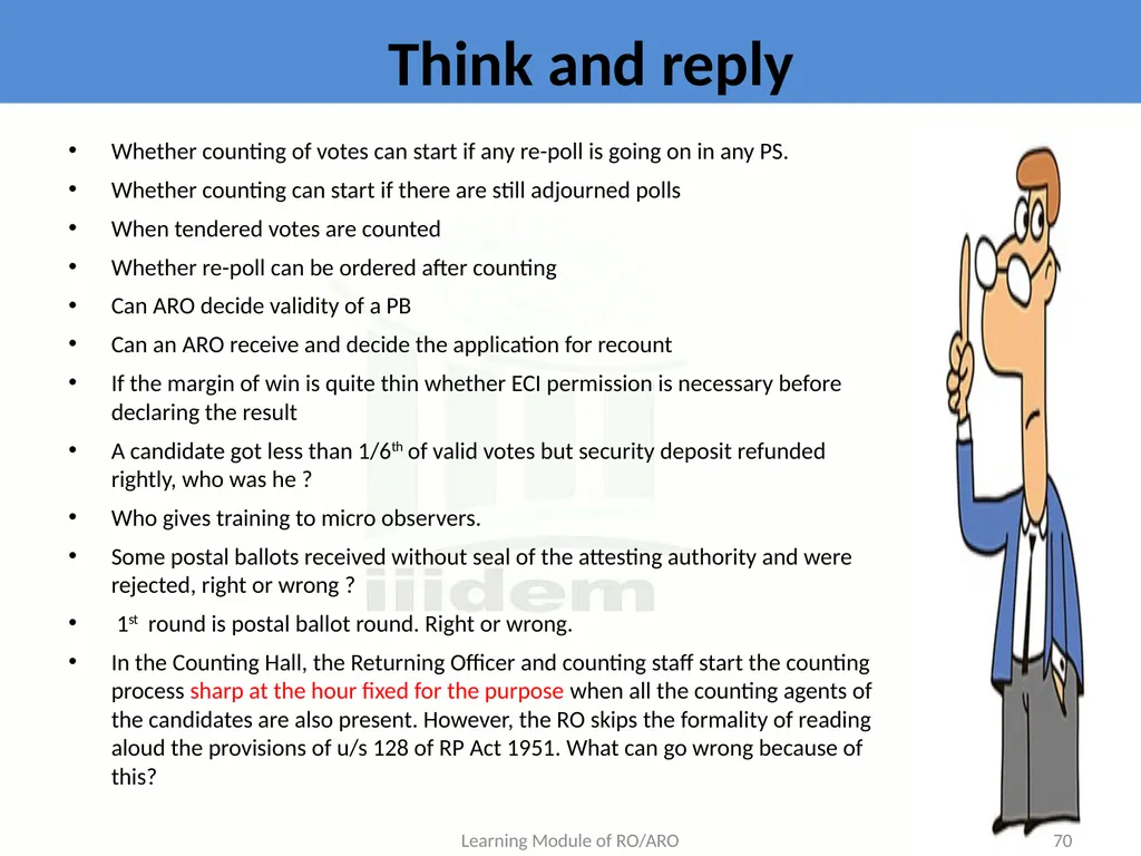 Learning Objective : To understand the law and - slide 70 of 73