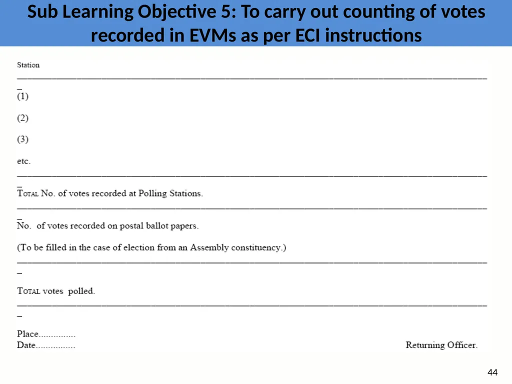Learning Objective : To understand the law and - slide 47 of 73