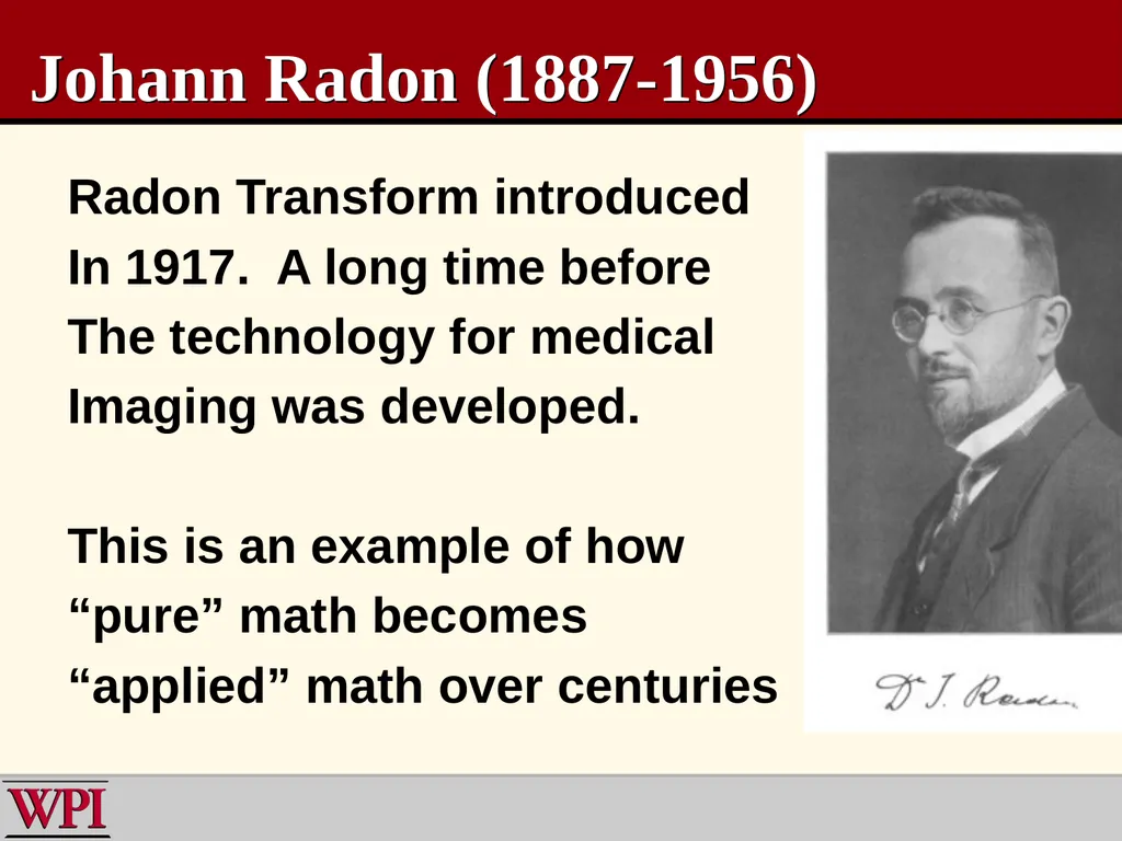 WPI Mathematics Institute for Secondary Teaching - slide 17 of 27