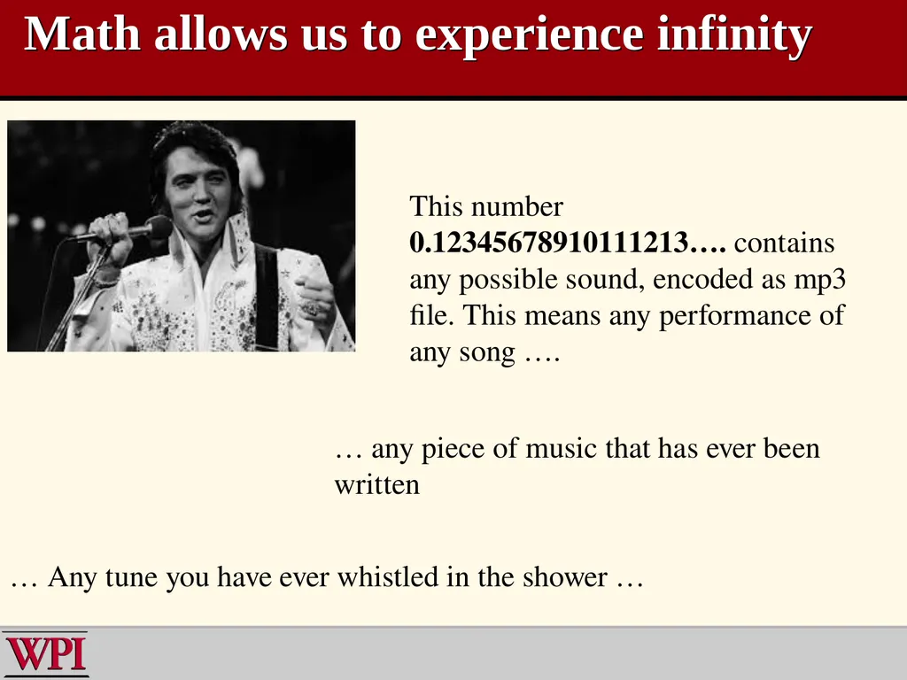 WPI Mathematics Institute for Secondary Teaching - slide 13 of 27