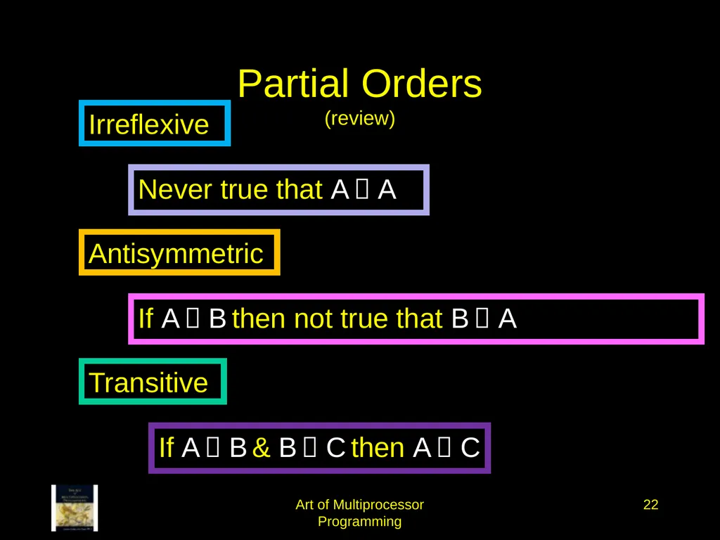 Art of Multiprocessor Programming 2 Mutual - slide 22 of 93