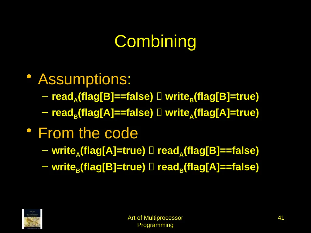 Art of Multiprocessor Programming 2 Mutual - slide 40 of 93