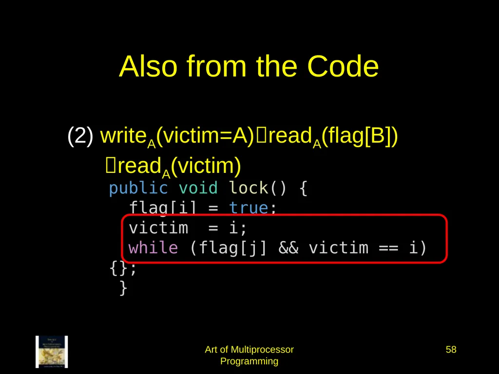 Art of Multiprocessor Programming 2 Mutual - slide 57 of 93
