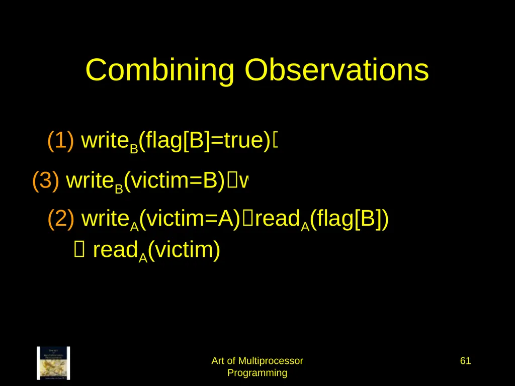 Art of Multiprocessor Programming 2 Mutual - slide 60 of 93