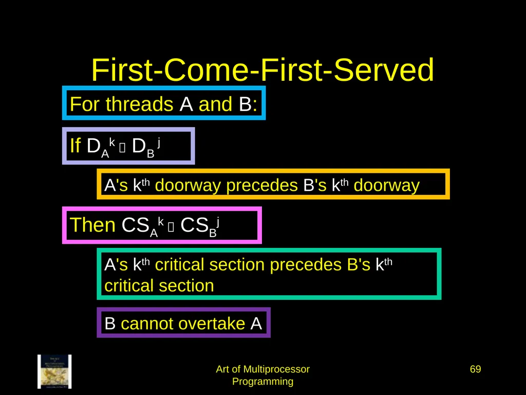 Art of Multiprocessor Programming 2 Mutual - slide 68 of 93