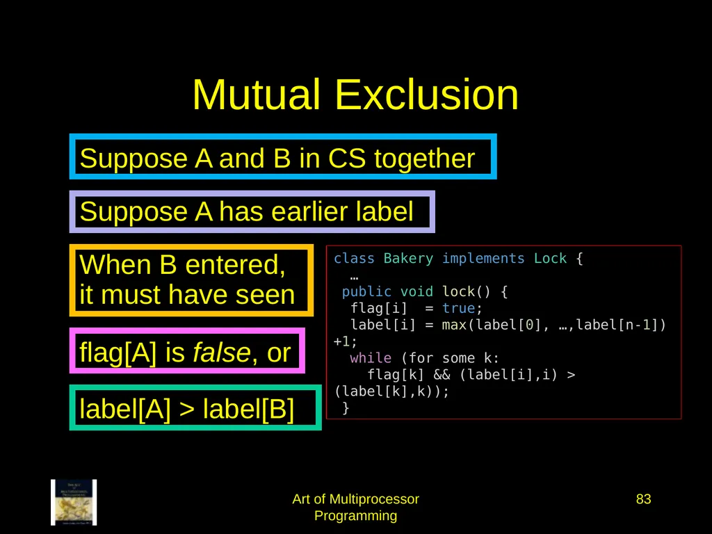 Art of Multiprocessor Programming 2 Mutual - slide 82 of 93