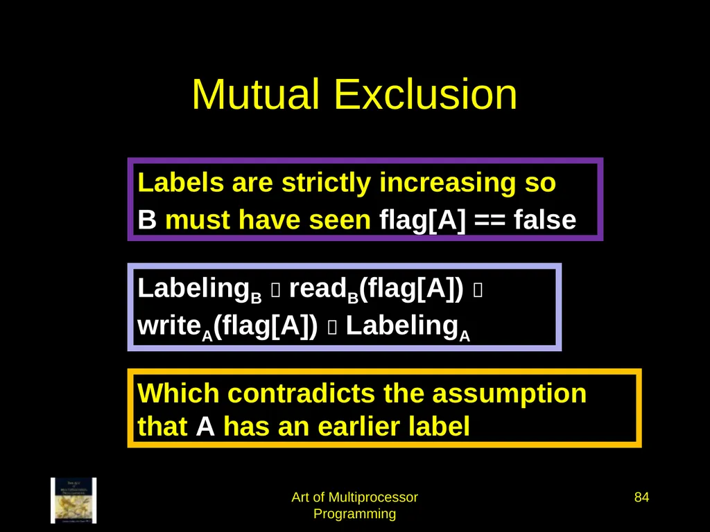 Art of Multiprocessor Programming 2 Mutual - slide 83 of 93