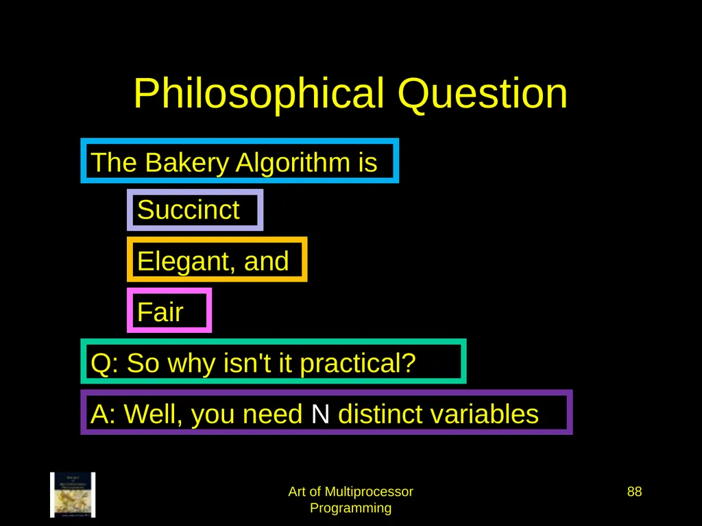 Art of Multiprocessor Programming 2 Mutual - slide 87 of 93