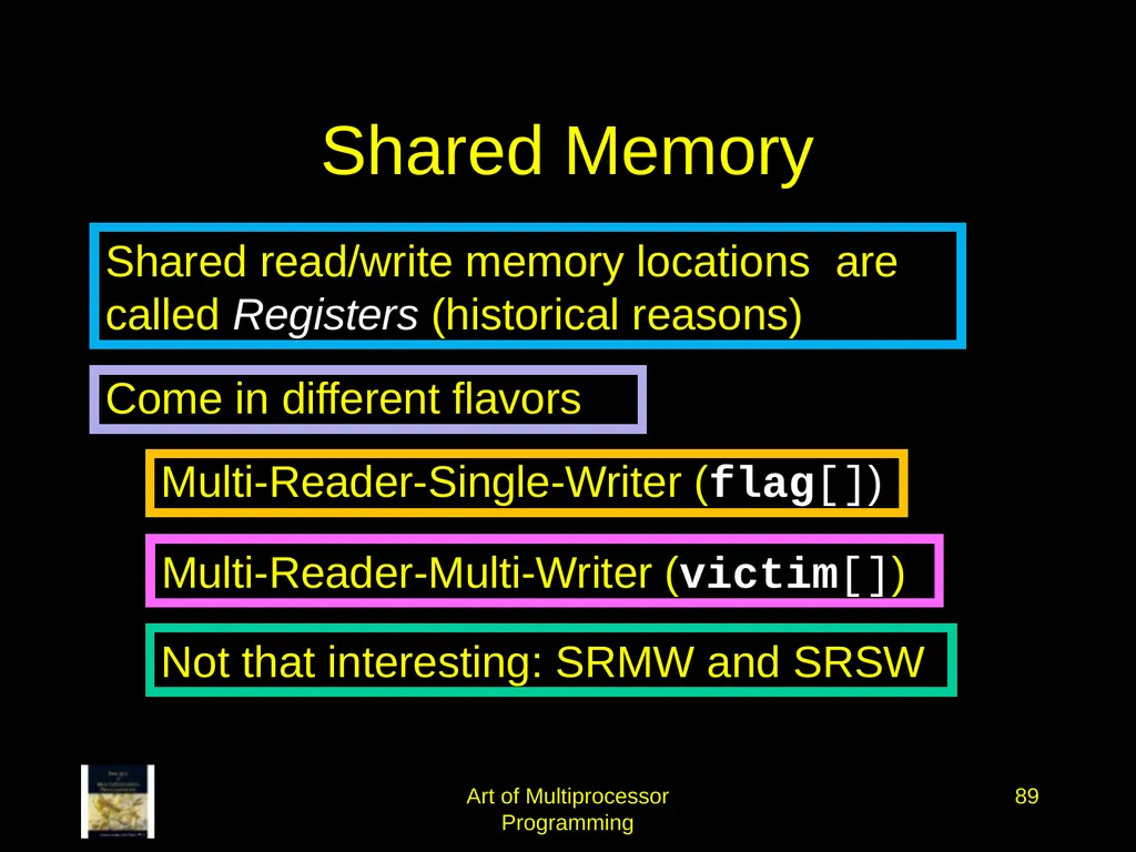 Art of Multiprocessor Programming 2 Mutual - slide 88 of 93