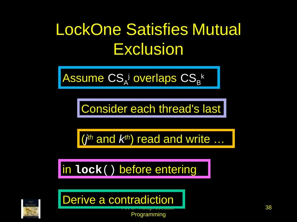 Art of Multiprocessor Programming 2 Mutual - slide 37 of 93