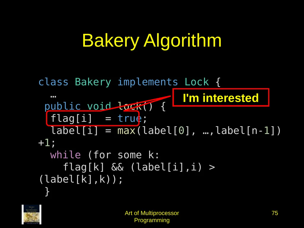 Art of Multiprocessor Programming 2 Mutual - slide 74 of 93