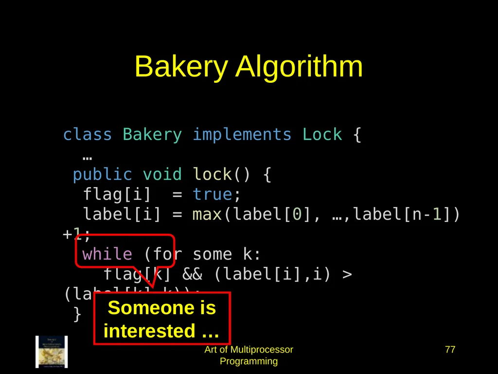 Art of Multiprocessor Programming 2 Mutual - slide 76 of 93