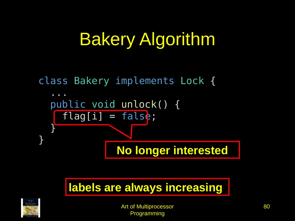 Art of Multiprocessor Programming 2 Mutual - slide 79 of 93