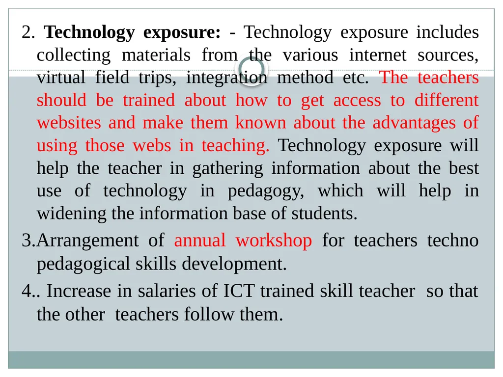 Developing Techno-Pedagogic Skills Introduction We - slide 24 of 28