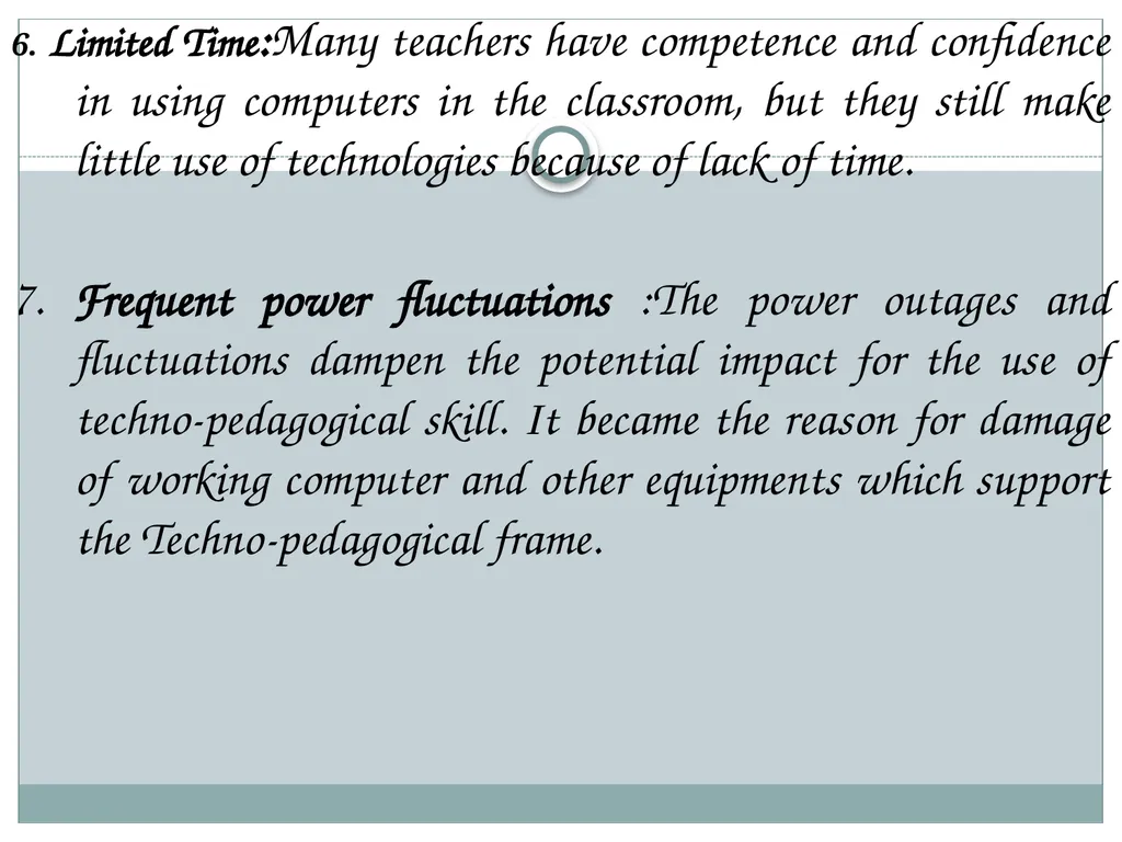 Developing Techno-Pedagogic Skills Introduction We - slide 22 of 28