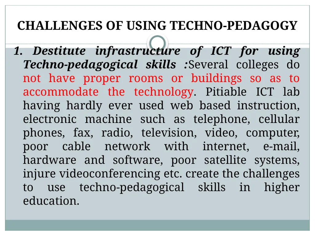 Developing Techno-Pedagogic Skills Introduction We - slide 19 of 28