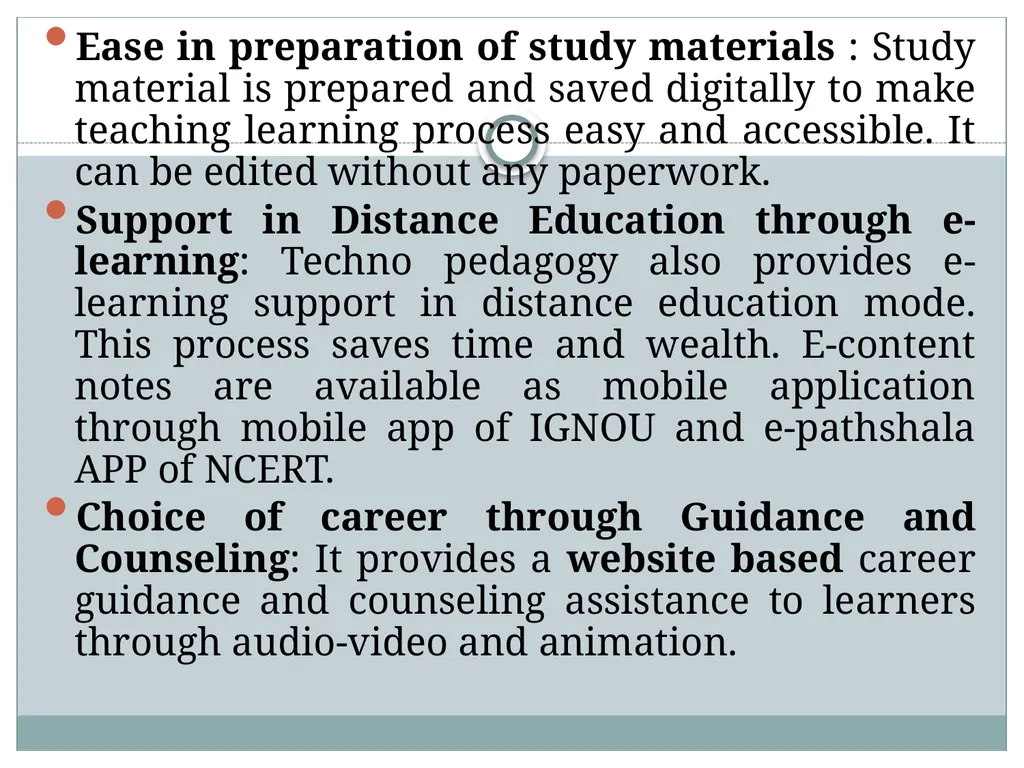 Developing Techno-Pedagogic Skills Introduction We - slide 11 of 28