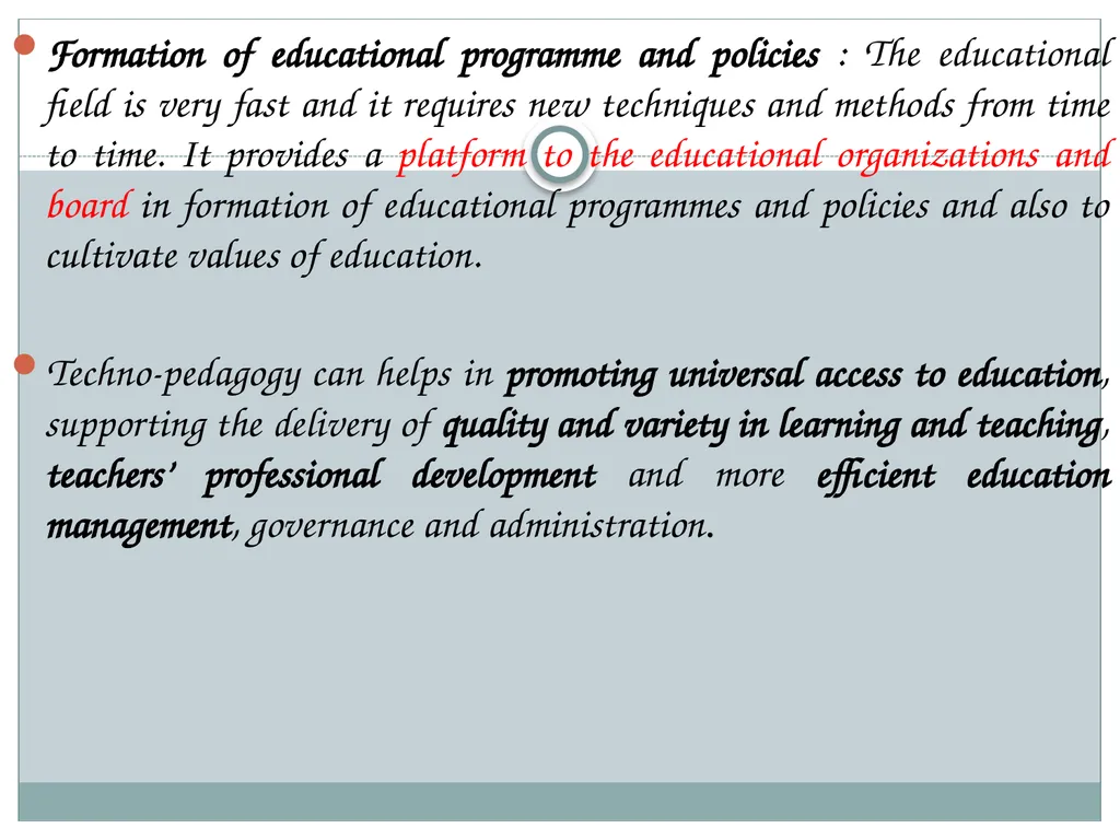 Developing Techno-Pedagogic Skills Introduction We - slide 13 of 28