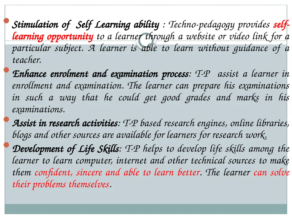 Developing Techno-Pedagogic Skills Introduction We - slide 12 of 28