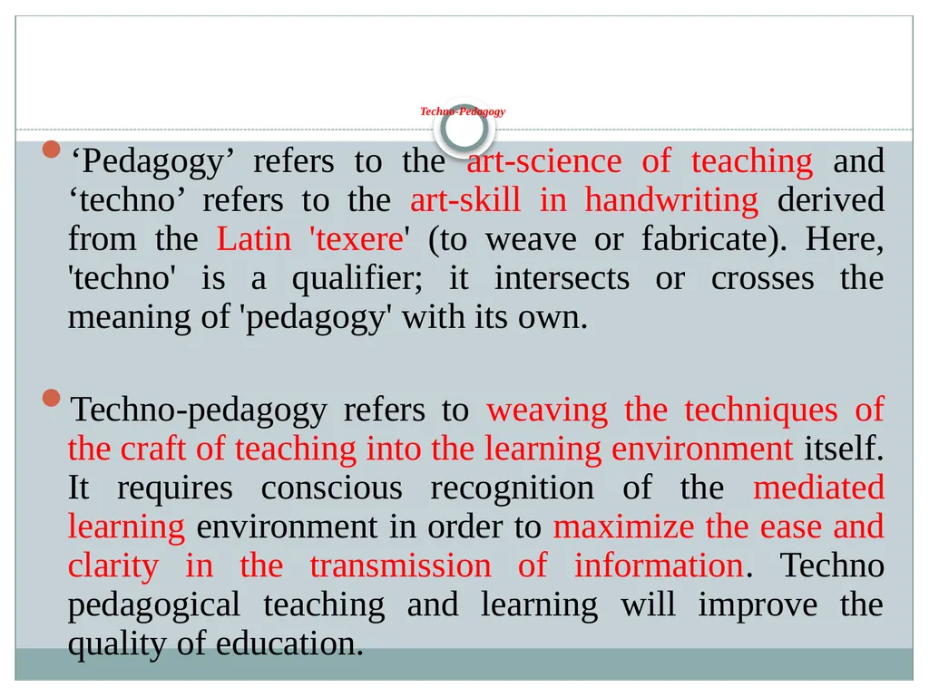 Developing Techno-Pedagogic Skills Introduction We - slide 3 of 28