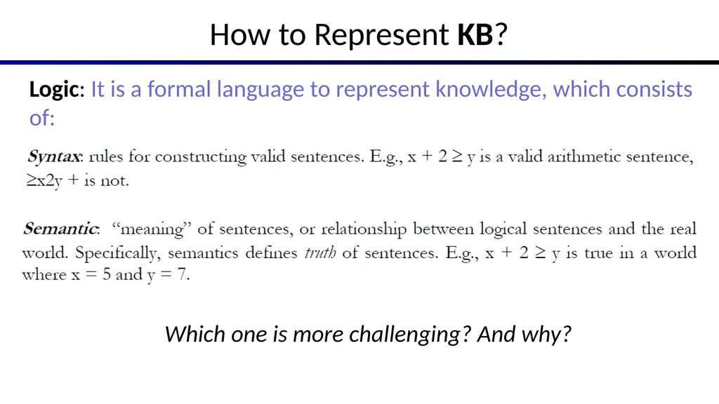 Artificial Intelligence Chapter 7: Logical Agents - slide 3 of 23