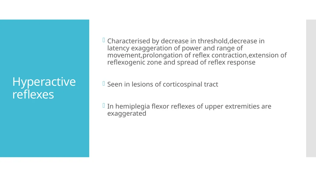 EXAMINATION OF UPPER LIMB DEEP TENDON REFLEXES Dr - slide 10 of 28