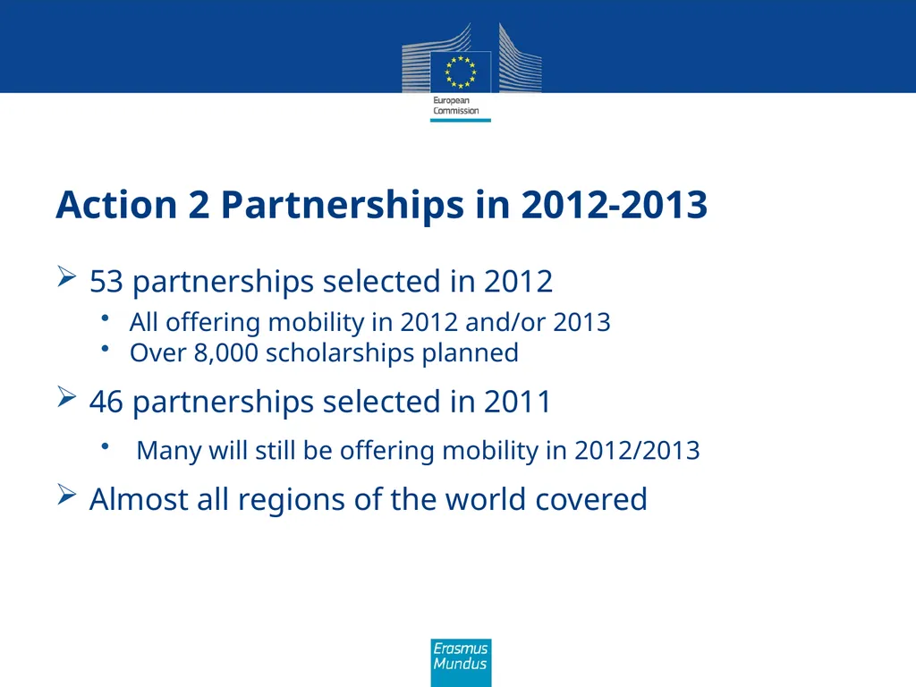 Erasmus Mundus The programme in brief (Amman, 21st - slide 13 of 41