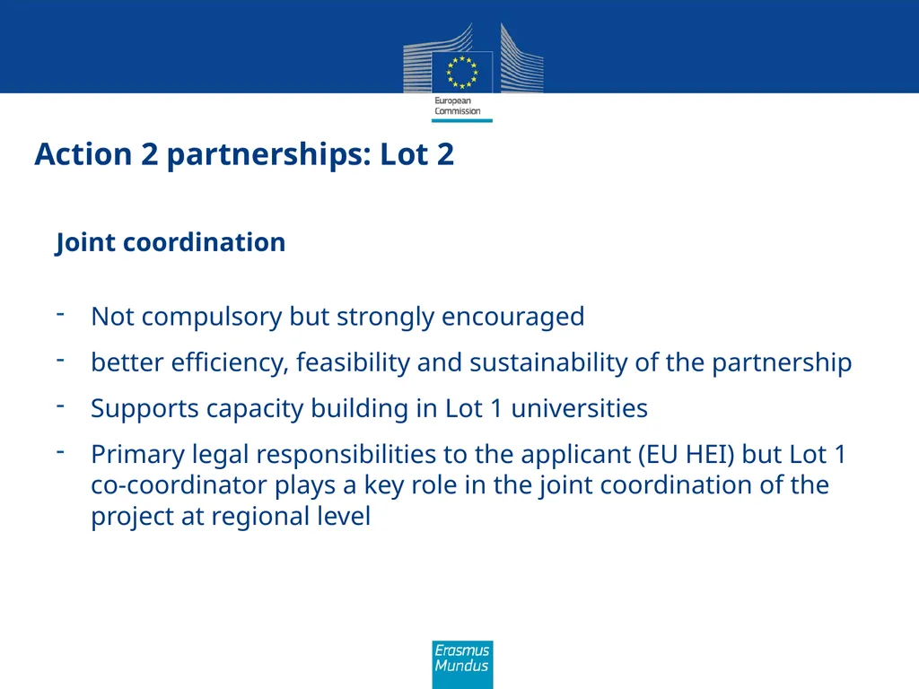 Erasmus Mundus The programme in brief (Amman, 21st - slide 28 of 41