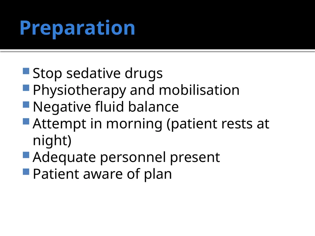 Weaning from the Ventilator Saadiq Moolla ICU - slide 17 of 28