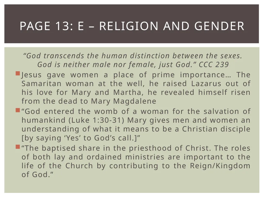 Leaving Certificate Religious Education Syllabus - slide 11 of 20