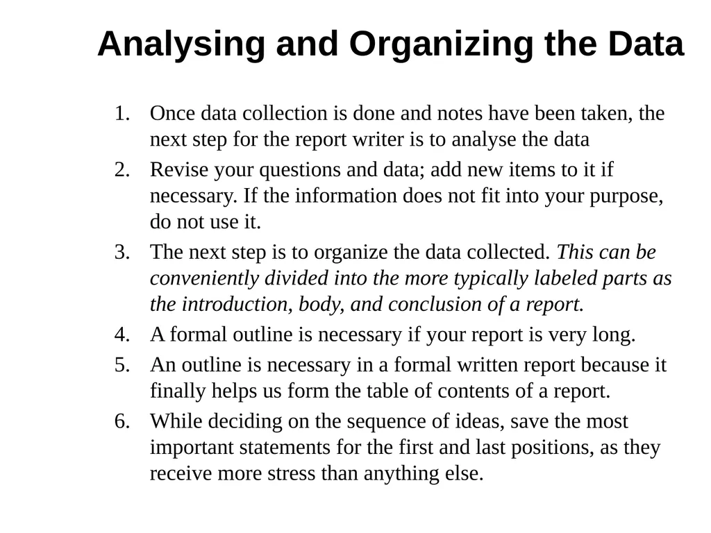 Business Reports Introduction Reports are written - slide 51 of 101