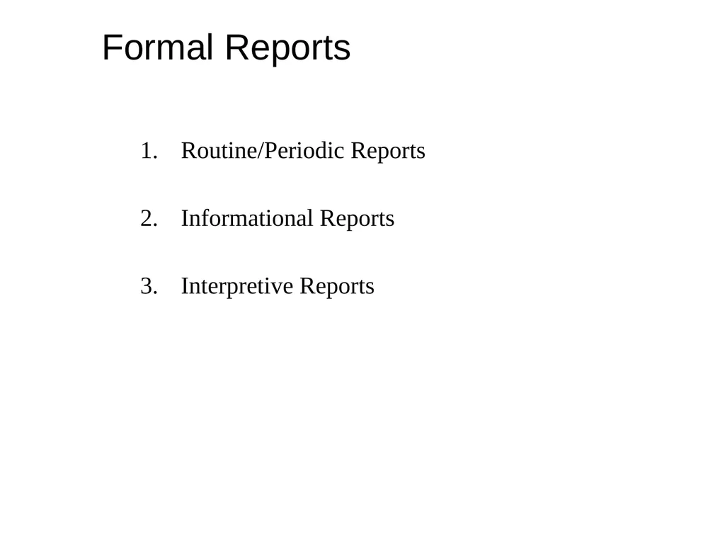 Business Reports Introduction Reports are written - slide 14 of 101